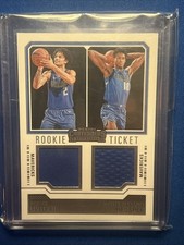 2023-24 Contenders Dereck Lively II/Prosper Rookie Ticket Dual Swatches #RT2-MAV