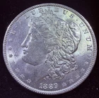 1889 Morgan Silver Dollar $1 - Choice BU Brilliant Uncirculated - Blazing Luster
