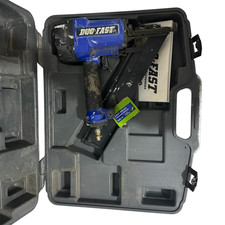 Duo-Fast DAFN-6480 Pneumatic Finish Nailer Air Nail Gun with Case & Manual
