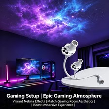 Starry Sky Projector LED Night Light 15 Film Plates Bedroom Projection Lamp New