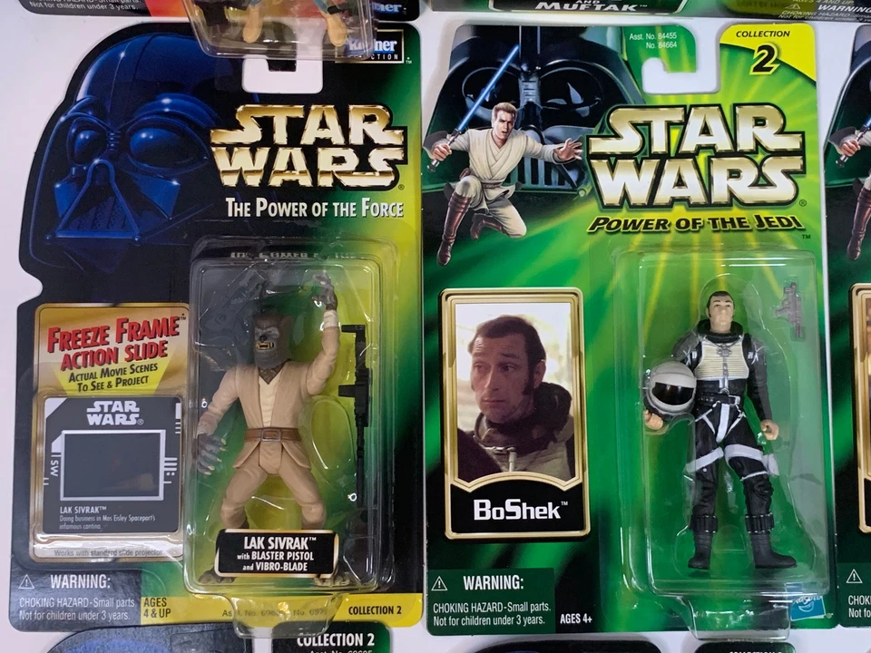 LOTE de pulsos cantina HASBRO Star Wars POTF2 POTJ x 9 (BoShek, Kabe, Muftak) ¡MIRA!! Foto 4 de 4