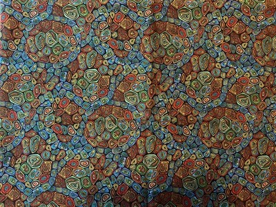 Patchworkstoff von QT fabrics, ca. 30 x 110 cm, 100% Baumwolle, neu