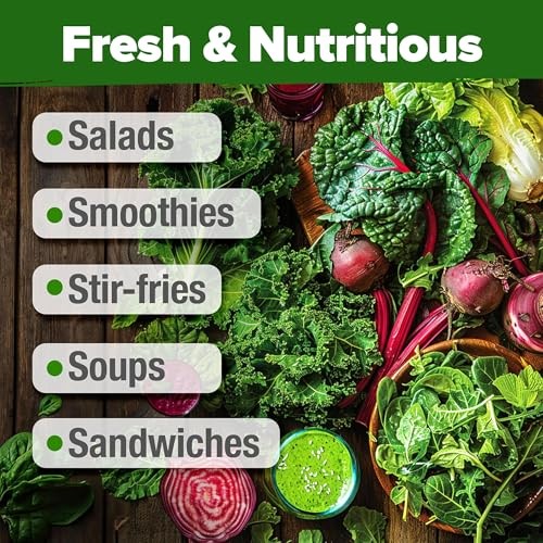  8 Lettuce & Salad Greens Seed Vault - 4,000+ ???-???, ??? 8-Pack