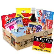 Ostprodukte Spezialit&auml;tenpaket DDR Ostpaket DDR Produkte Geschenkset Geschenkbox