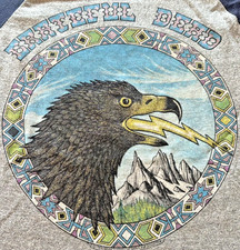 Vintage Grateful Dead 1984 Fall Tour Eagle Raglan T-Shirt USA Made Medium