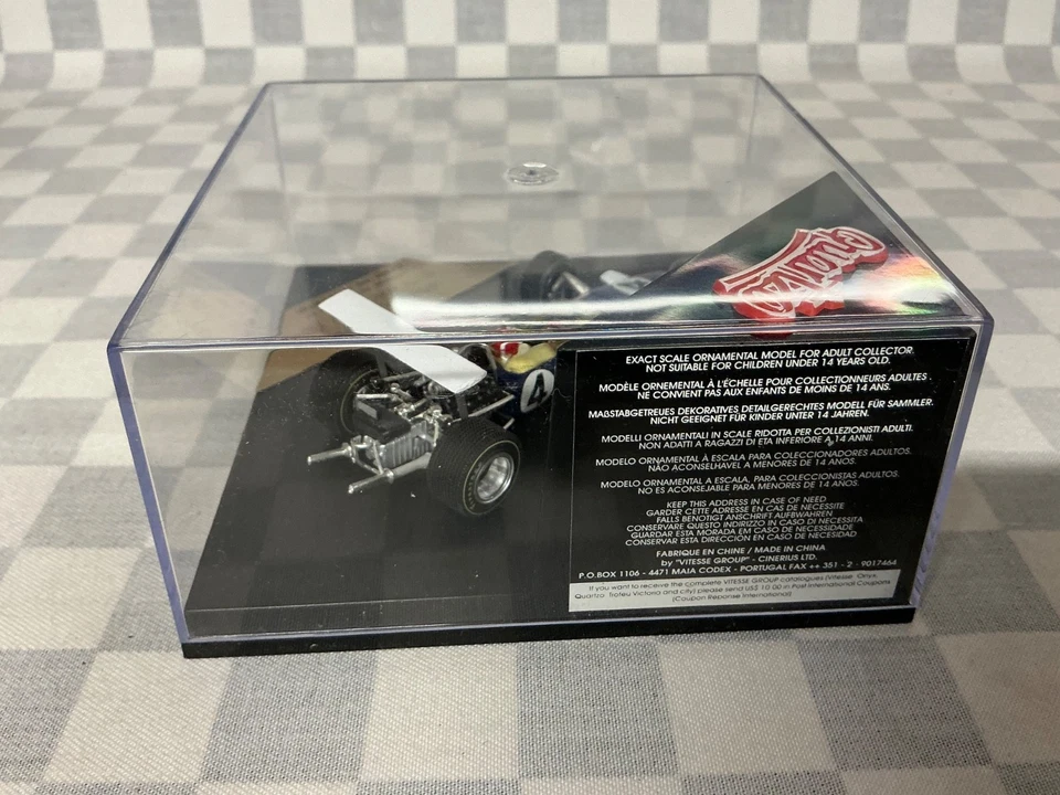 1/43 QUARTZO F1 LOTUS 49B JO SIFFERT SOUTH AFRICAN GP 1969 - Image 3 of 4