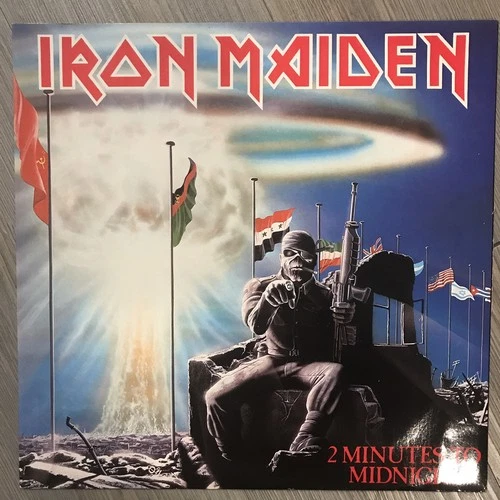 Iron Maiden 1984 Two Minutes To Midnight 45rpm Maxi Single 🇬🇧 12EMI 5489