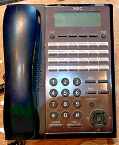 NEC SL2100, IP7WW-24TXH-B1 TEL (BK) (C) Phone  DIGITAL 24-Button,Black, (BE11745