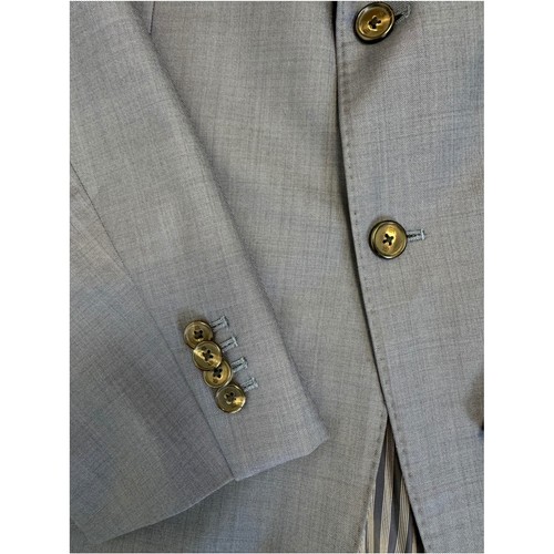 Banana Republic Bright Blue MGM Slim Fit Wool Blazer Mens Size 44 Regular - Picture 4 of 11