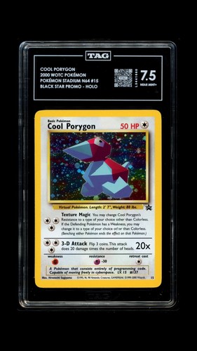 Cool Porygon graded TAG 7.5 for sale on eBay