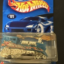 Hot Wheels Rollin' Thunder 1:64 Blue/Silver Diecast Car 2003 Unopened