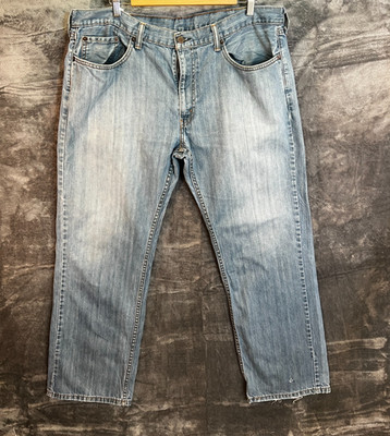 Levi s 559 Relaxed Straight Jeans Blau Denim W32 L32 Zip Fly