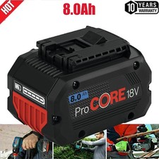 BAT609 For BOSCH 18V CORE 18 Volt 8.0 Ah High...
