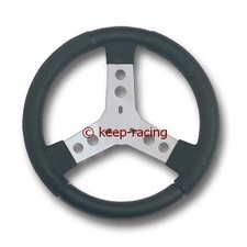 Kart Lenkrad, Alu, 300mm, Polyurethan, schwarz