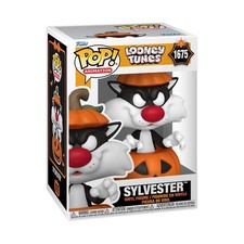 Funko Pop! Animation: LTH – Sylvester Cat with Pumpkin​ - Silv (Importación USA)