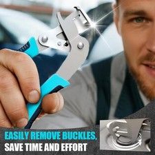 Alloy Steel Snap Pliers Set PVC Coated Handle for Bike Tire/Staple Extraction US