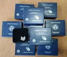 Lot Of 10 $1 American Silver Eagle 2000 2011 2012 2013 1 oz BU Walking Liberty