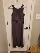 Brown-Tea- Length Gown  Size 10