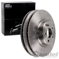 2X Eurobrake Bremsscheiben 330Mm BelÜFtet Vorne Passend FÜR MERCEDES-BENZ CLS