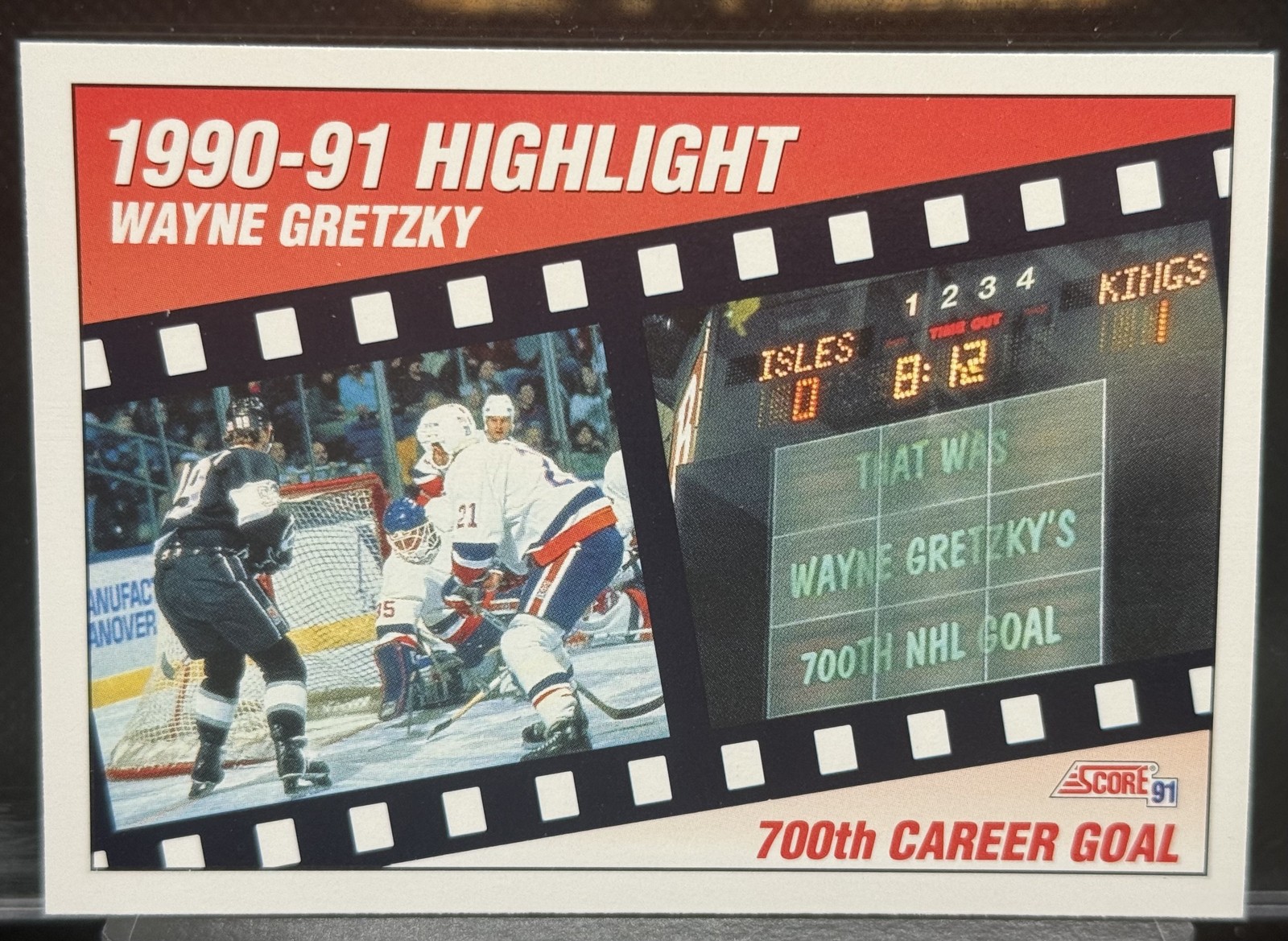 1991-92 Score American - 1990-91 Highlight Wayne Gretzky #413