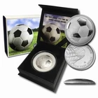 1 oz Fine Silver - Curved Domed 3D Round - Soccer Ball