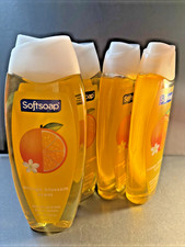 4 Softsoap Moisturizing Body Wash pH Balanced Orange Blossom Scent 12oz Burst