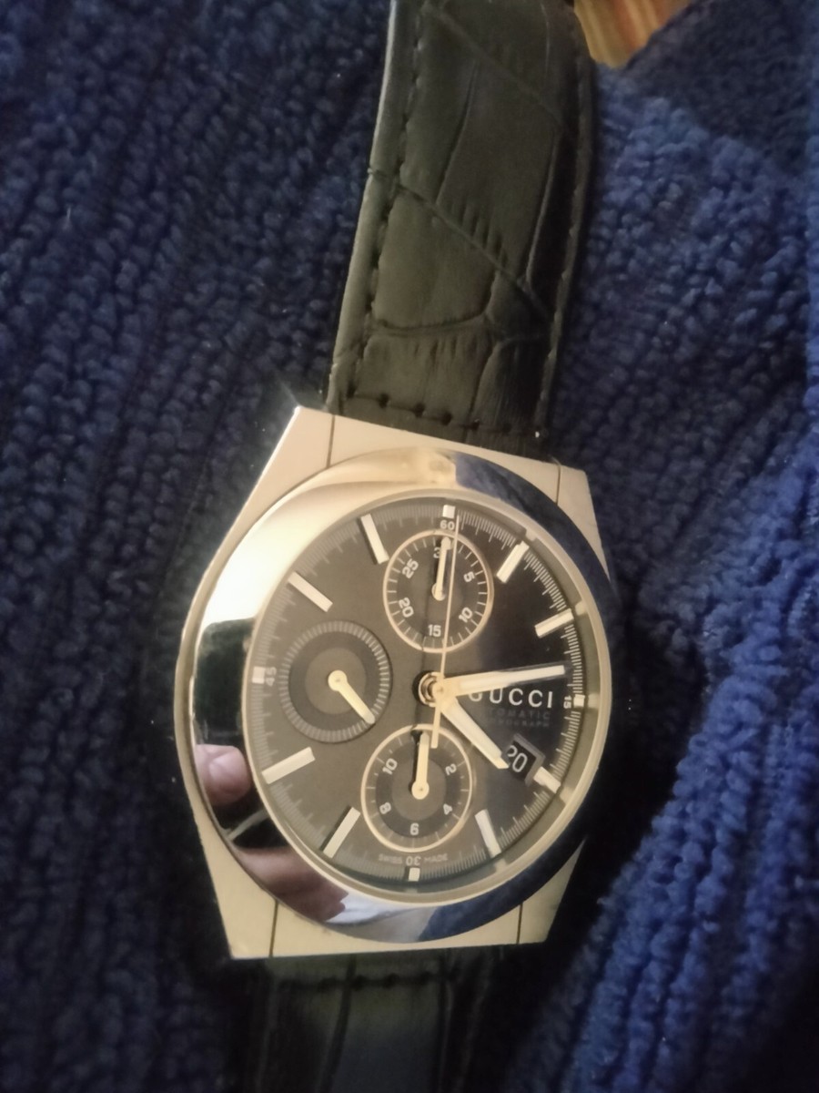 Gucci Pantheon 115.2 Men Automatic 44 mm Chronograph YA115205