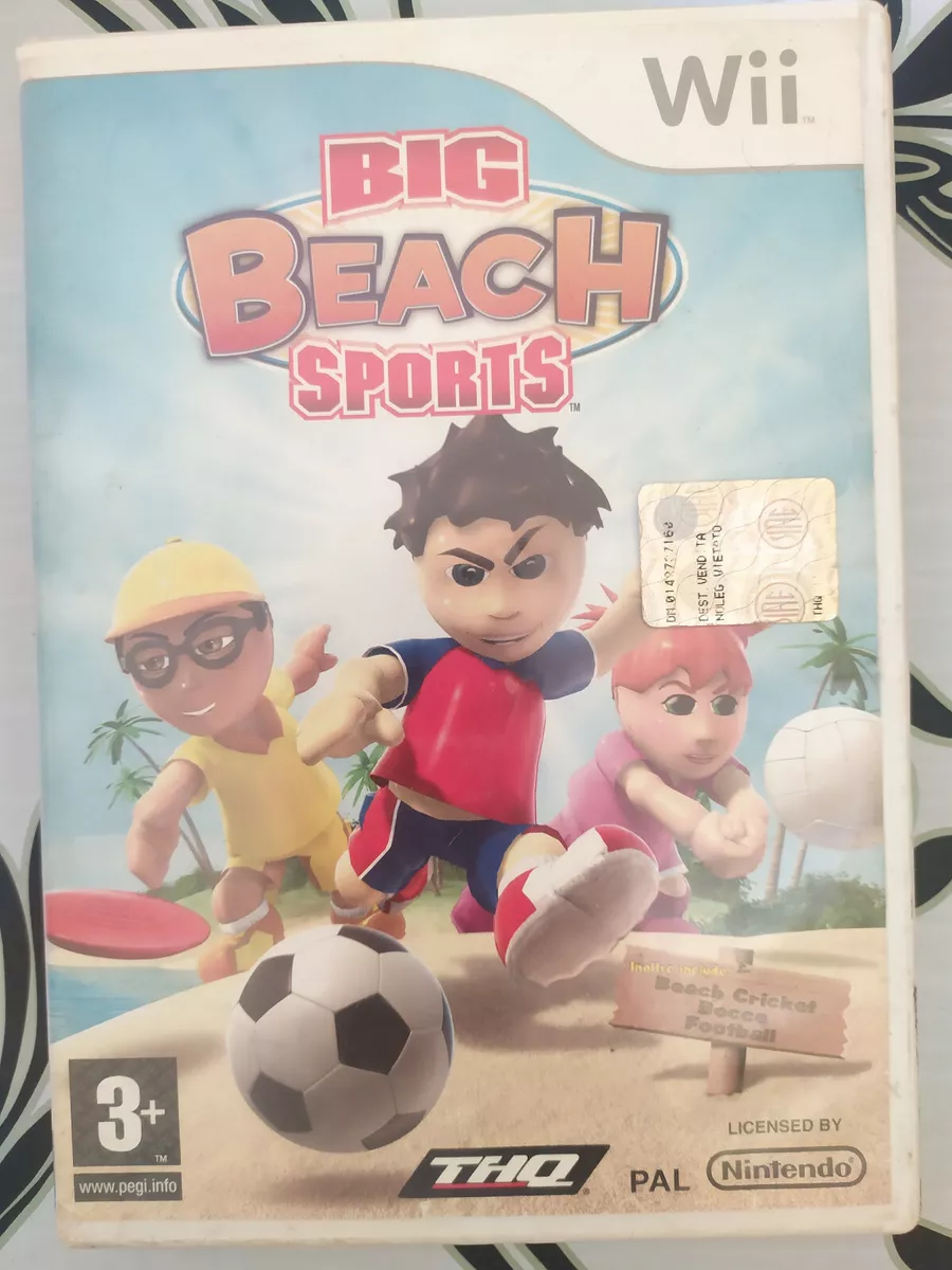 Nintendo Wii Game BIG BEACH SPORTS with manual PAL THQ version