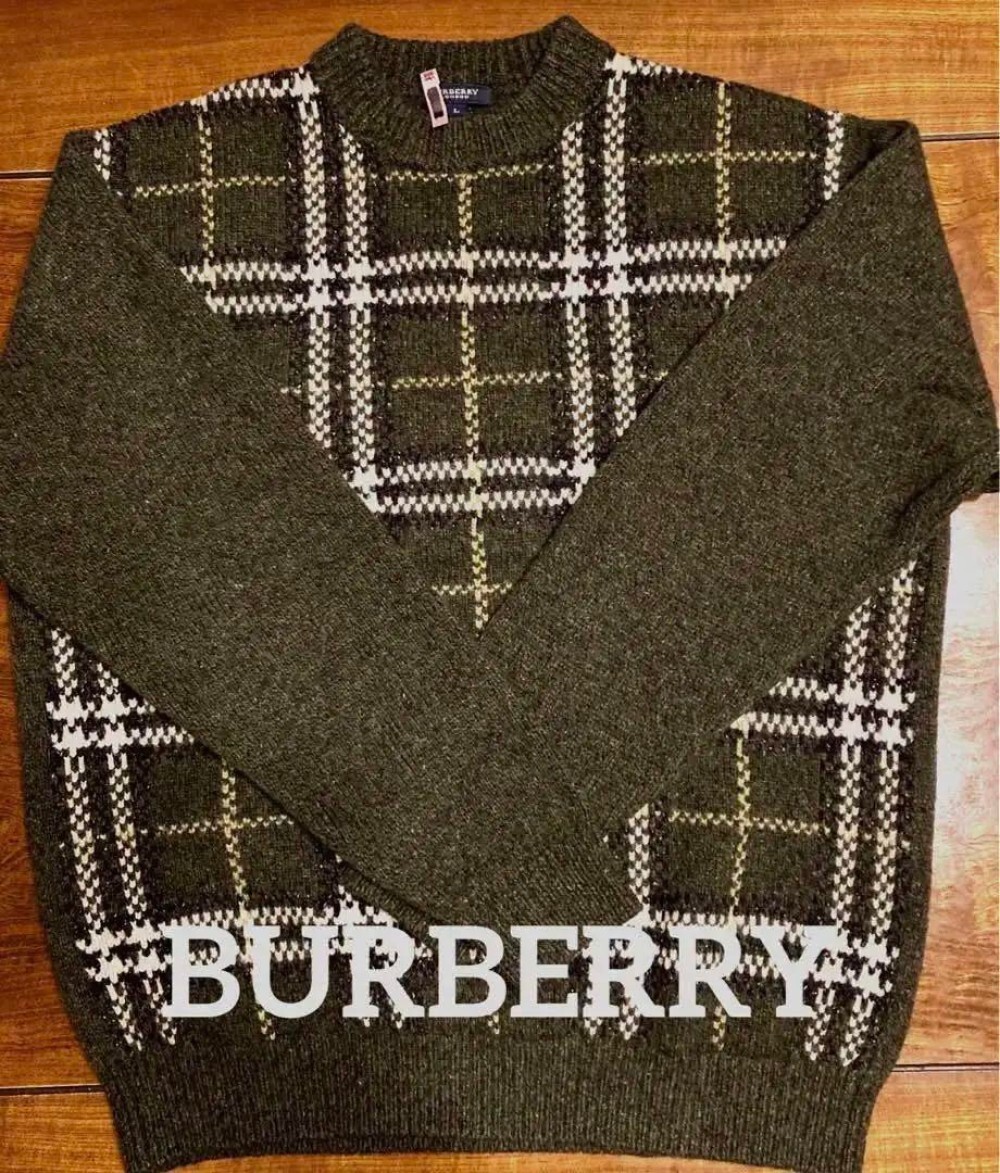 Burberry knit sweater Men's Fashion from Japan