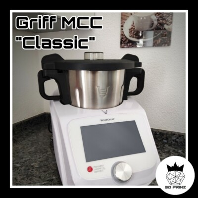 Fest montierter Griff ''Classic'' (3D Prinz) Monsieur Cuisine Connect/Trend ''Lidl''