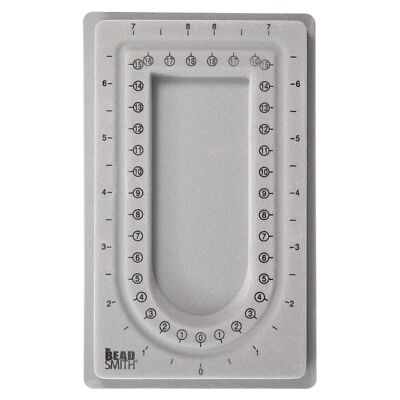 BeadSmith verriegeltes Mini-Perlenbrett aus Blendung Perlen 16 Zoll - 1 Kanal
