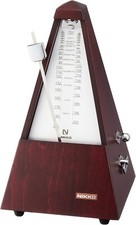 Nikko metronome wooden regular silver 103 Brown New