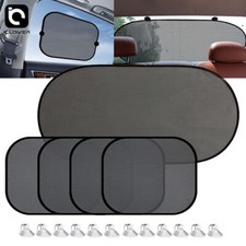 5pcs Car Side Window Sun Shade Mesh Screen Cover Rear Baby Pet Uv Protection Suv 5pcs Car Side Window Sun Shade Mesh Screen Cover Rear Baby Pet Uv Protection Suv