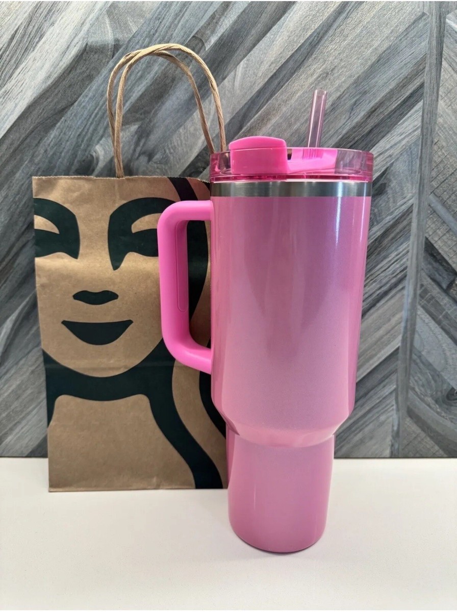 Stanley x Starbucks Winter Pink 40oz Tumbler (2024 Target