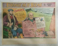 Strange As It Seems: King Charles V of Spain Funeral Plan by Hix from 7/20/1941