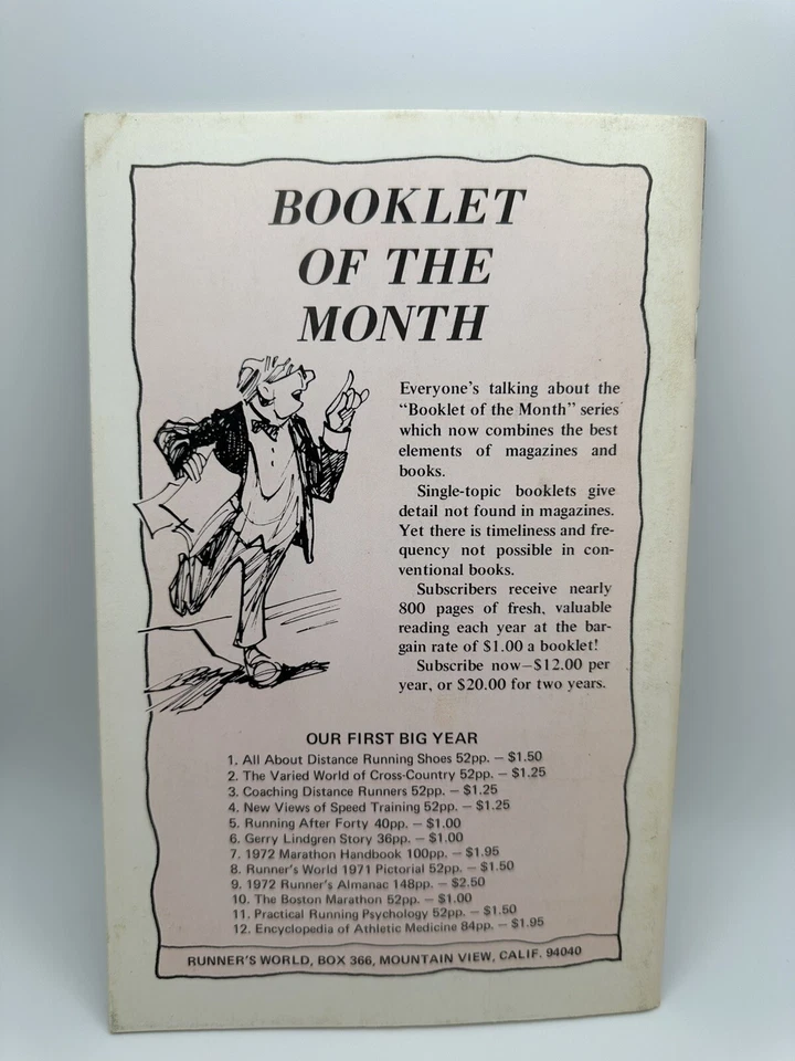 The Boston Marathon 1972 Copyright Runner's World Booklet of the Month #10 — 第 3/4 张图片