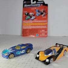 Daytonus & Sideburn *Transformers R.I.D 2001 Hasbro *INCLUDES J HOOK CARD* LOOSE