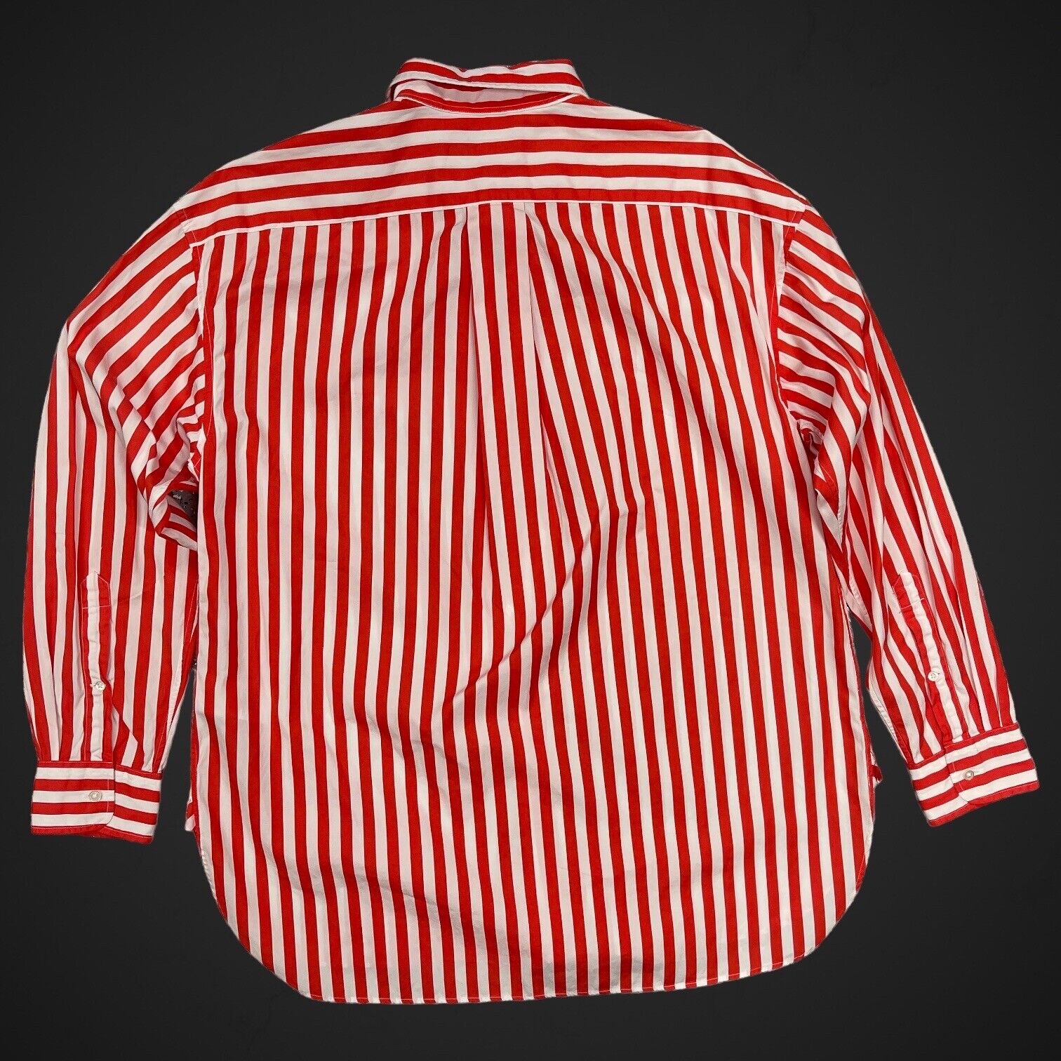 Polo Ralph Lauren Vertical Stripe Shirt Red White… - image 2
