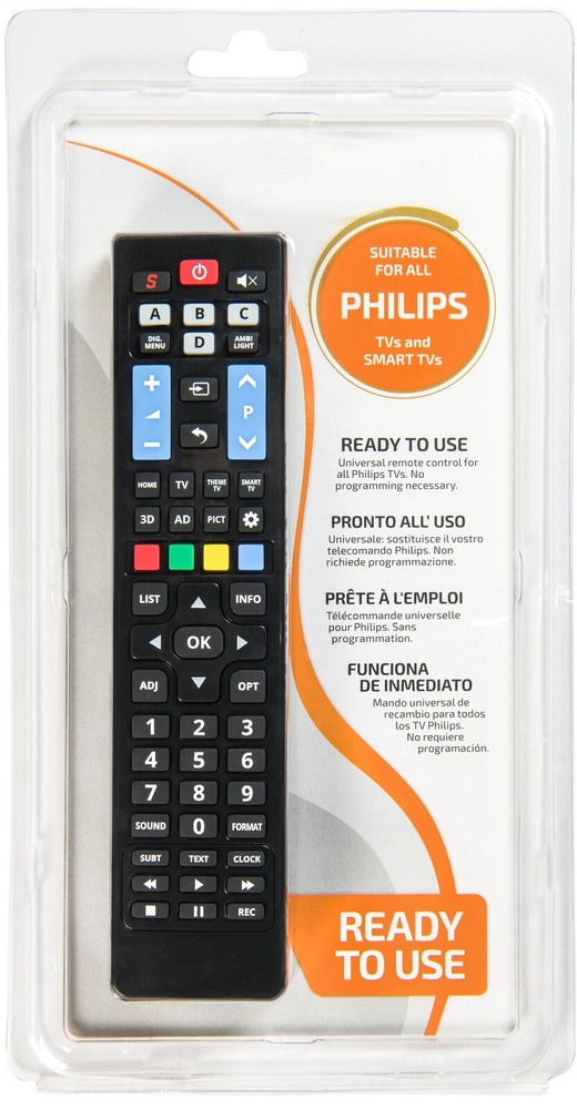 Remote Control for PHILIPS TV Model : 24PHT4003/98, 50PFT6709/98, 32PFL3507/98