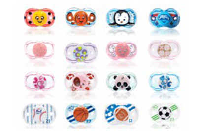 RazBaby Keep It Clean Schnuller Schnuller Schnuller, **15 Designs**