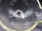 Vintage Heavy Clear Glass Pickle Dipper Scoop Embossed 9.5" Long 4" Rim Opening — photo 3