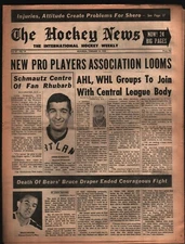 The Hockey News Vol 21 #19 Feb 10 1968 Bruce Draper Arnie Schmautz 111921WEEM2