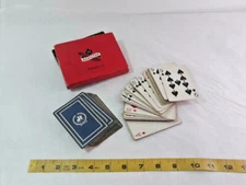Vintage  Pinochle Playing Cards by Hamilton made in USA Red ~ Ships FREE