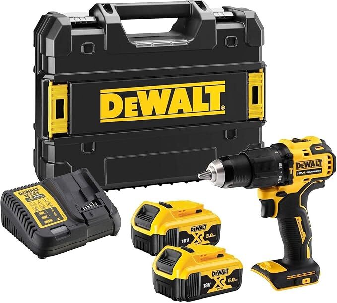 Trapano avvitatore a percussione 18V 5Ah DCD709P2T-QW DeWalt