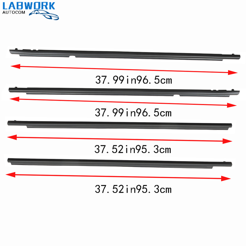 Window Moulding Trim For Toyota Corolla 09 10 11 12 Door Weatherstrips