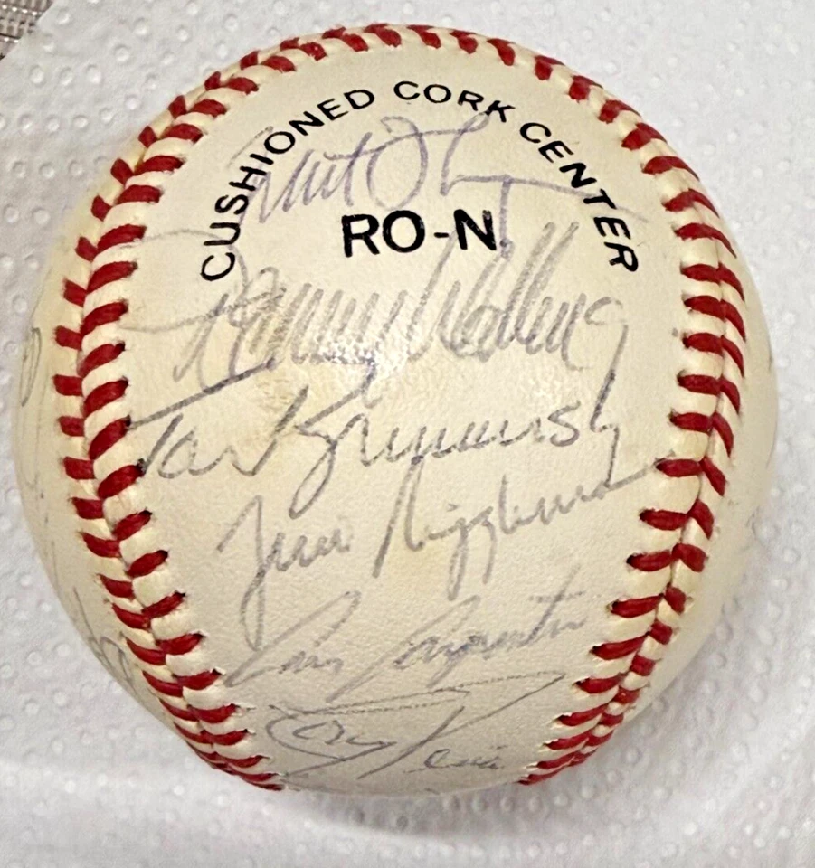 St Louis Cardinals 1991 Team Signed Baseball HOF Ozzie Smith, Cris Carpenter, - Image 3 of 4