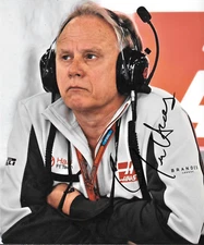 Gene Haas SIGNED  F1 Team Owner & Chairman Haas Portrait 2016