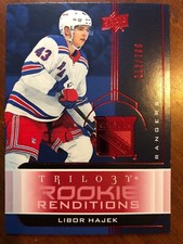 19-20 UD Trilogy Rookie Renditions Red Parallel RR-24 Libor Hajek /799