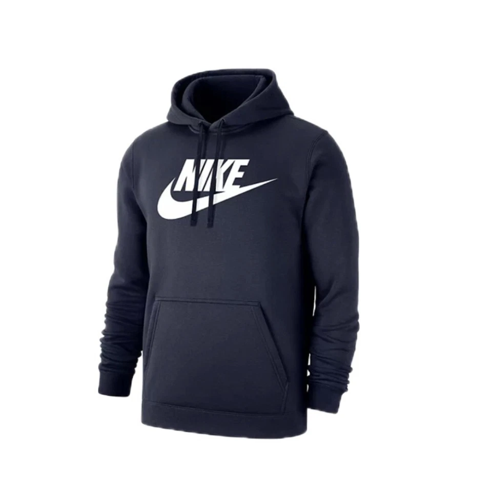 Nike Men's Hoodie Sportswear Club Fleece Active Graphic Pullover Sweatshirt - Image 4 of 4