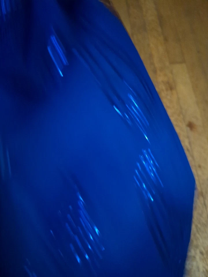 Blusa Azul Eléctrica D&Y Damas con Encantadoras Lentejuelas Trabajo-Mangas Largas Acampanadas Talla L Foto 3 de 4